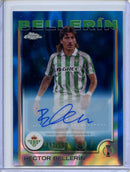2024-25 Topps Chrome UEFA Club Comps Hector Bellerin Blue Lava Autograph 112/150