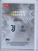2025-26 Topps Chrome UEFA Club Comps Weston McKennie Power Players
