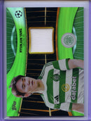 2024-25 Topps UEFA Club Competitions Hyunjun Yang Superstar Relics Neon Green Foilboard 133/199