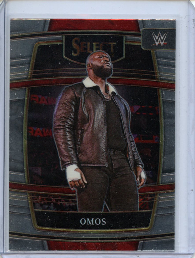 2022 Panini Select WWE Omos Concourse