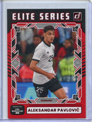 2025-26 Donruss Road to FIFA World Cup Aleksandar Pavlovic Elite Series Red