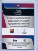 2025-26 Topps Chrome UEFA Club Comps Pedri Teal Refractor 47/299