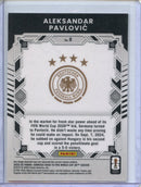2025-26 Donruss Road to FIFA World Cup Aleksandar Pavlovic Elite Series Red