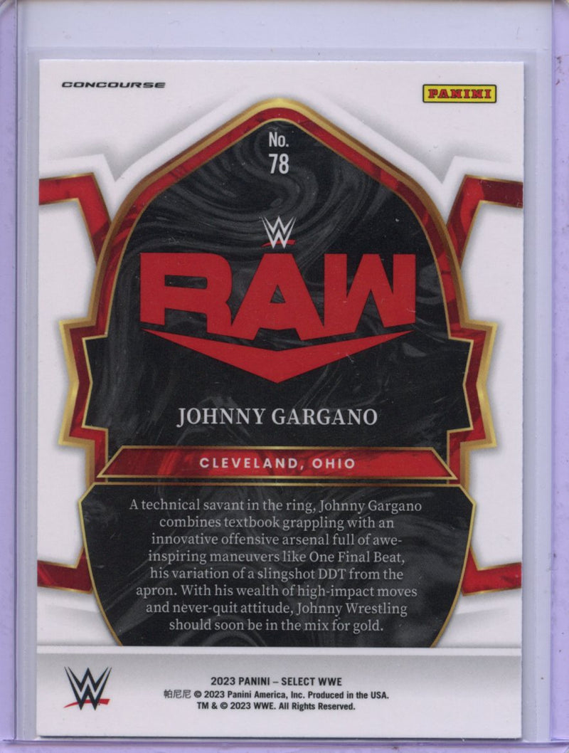 2023 Panini Select WWE Johnny Gargano Concourse