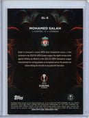 2023-24 Topps Chrome UEFA Mohamed Salah Golazo Gold Lava