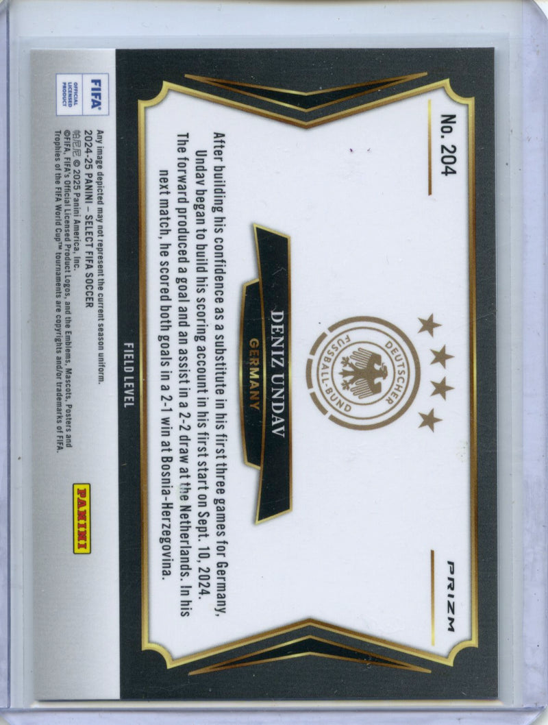 2024-25 Select FIFA Deniz Undav Field Level Silver