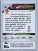 2024 Topps Chrome UEFA Euro Nicolae Stanciu Aqua Wave Refractor 68/199