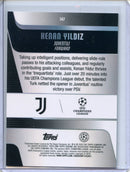 2025-26 Topps Chrome UEFA Club Comps Kenan Yildiz Teal Lava 27/99