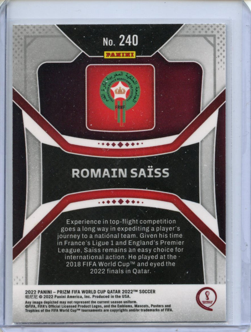 2022 Panini Prizm FIFA World Cup Qatar Romain Saiss