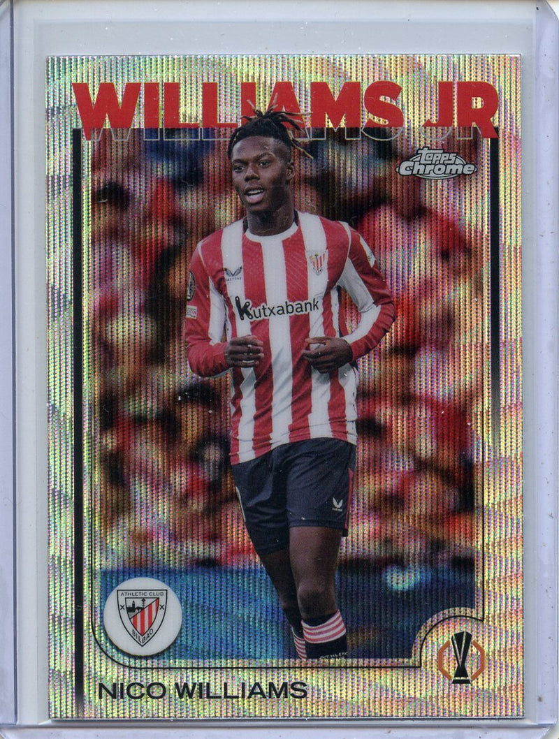 2024-25 Topps Chrome UEFA Club Comps Nico Williams Wave