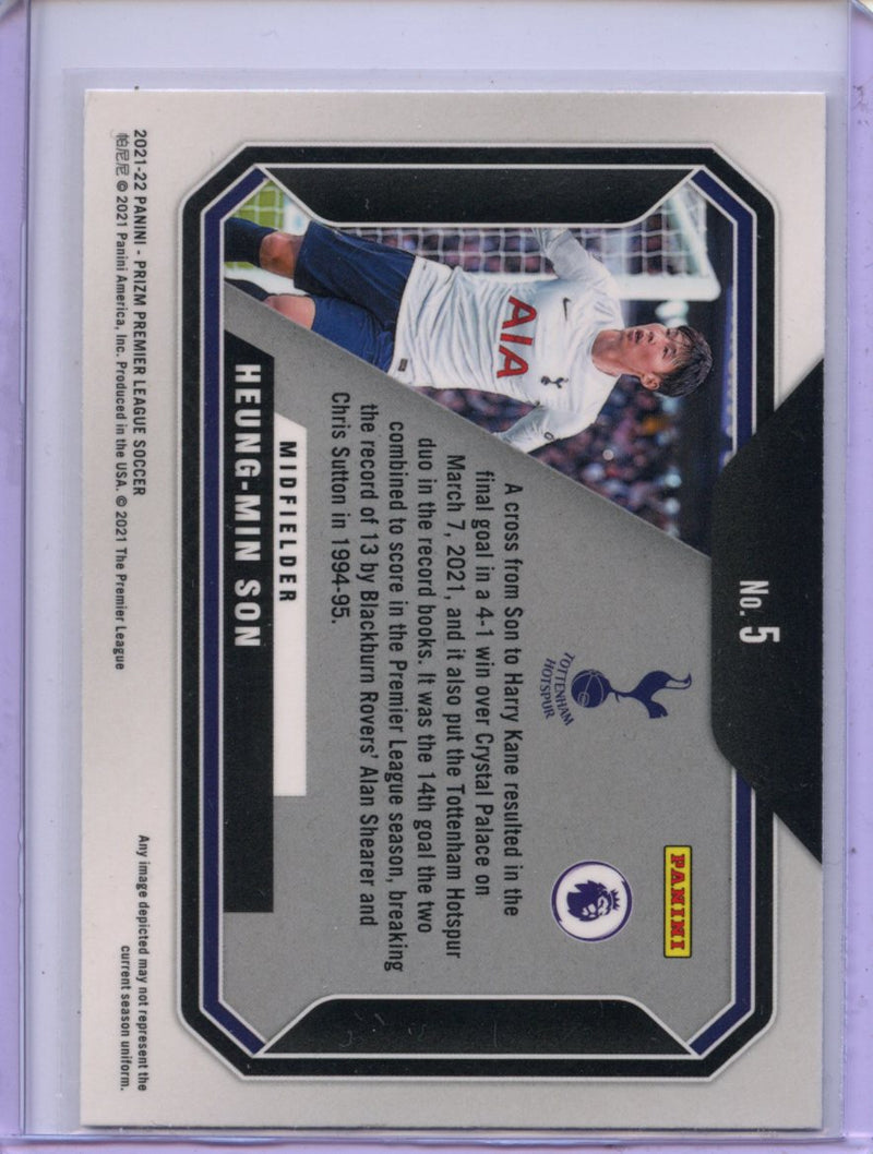 2021-22 Prizm Premier League Heung-Min Son Scorers Club
