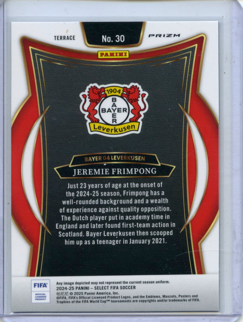 2024-25 Select FIFA Jeremie Frimpong Terrace Blue