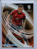 2024 Topps Chrome UEFA Euro Kristjan Asllani Neon Nations