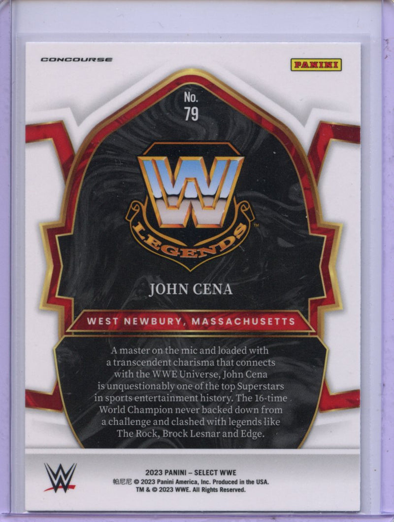 2023 Panini Select WWE John Cena Concourse