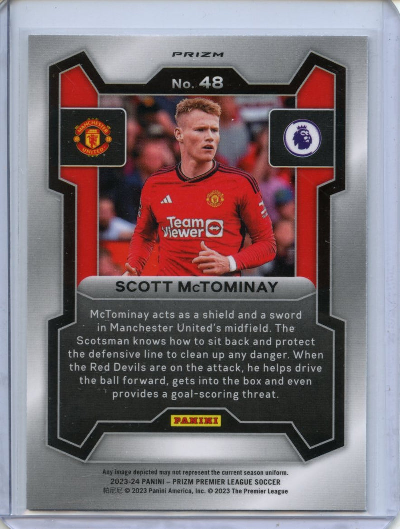 2023-24 Prizm Premier League Scott McTominay Silver