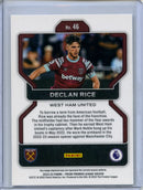2022-23 Panini Prizm Premier League Declan Rice