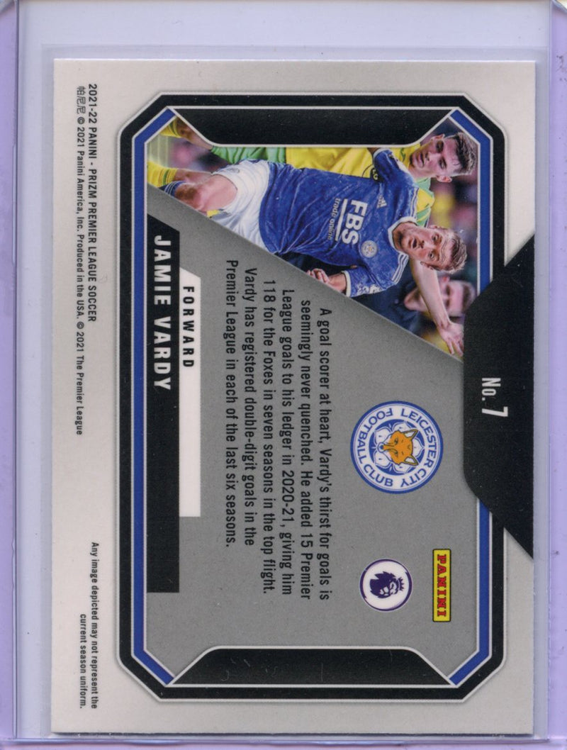 2021-22 Prizm Premier League Jamie Vardy Scorers Club