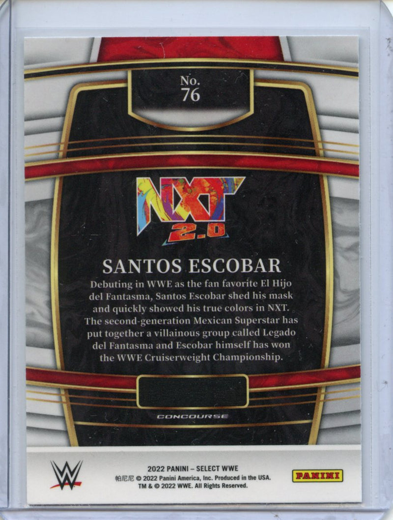 2022 Panini Select WWE Santos Escobar Concourse