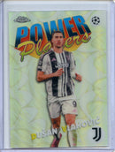 2025-26 Topps Chrome UEFA Club Comps Dusan Vlahovic Power Players