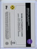 2024-25 Topps Chrome UEFA Club Comps Serhou Guirassy Pink Lava Autograph 229/250