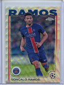 2024-25 Topps Chrome UEFA Club Comps Goncalo Ramos Wave