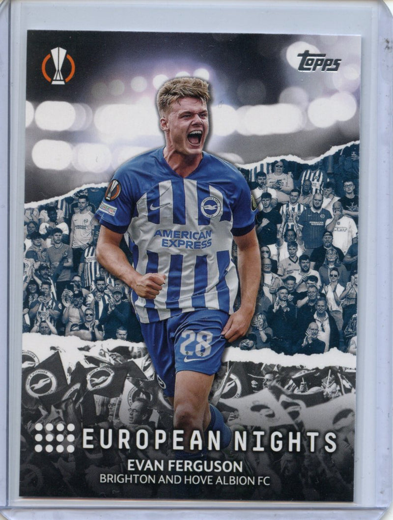 2023-24 Topps UEFA CC Evan Ferguson European Nights