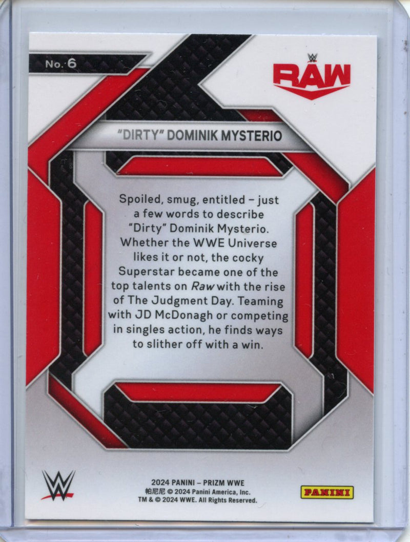 2024 Prizm WWE "Dirty" Dominik Mysterio Emergent