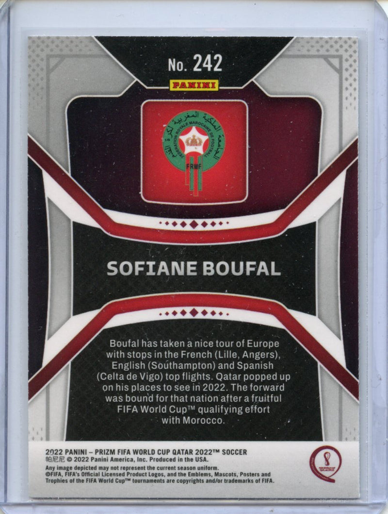 2022 Panini Prizm FIFA World Cup Qatar Sofiane Boufal