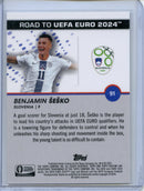 2023-24 Topps Pristine Road To Euro Benjamin Sesko
