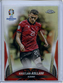 2024 Topps Chrome UEFA Euro Kristjan Asllani Refractor