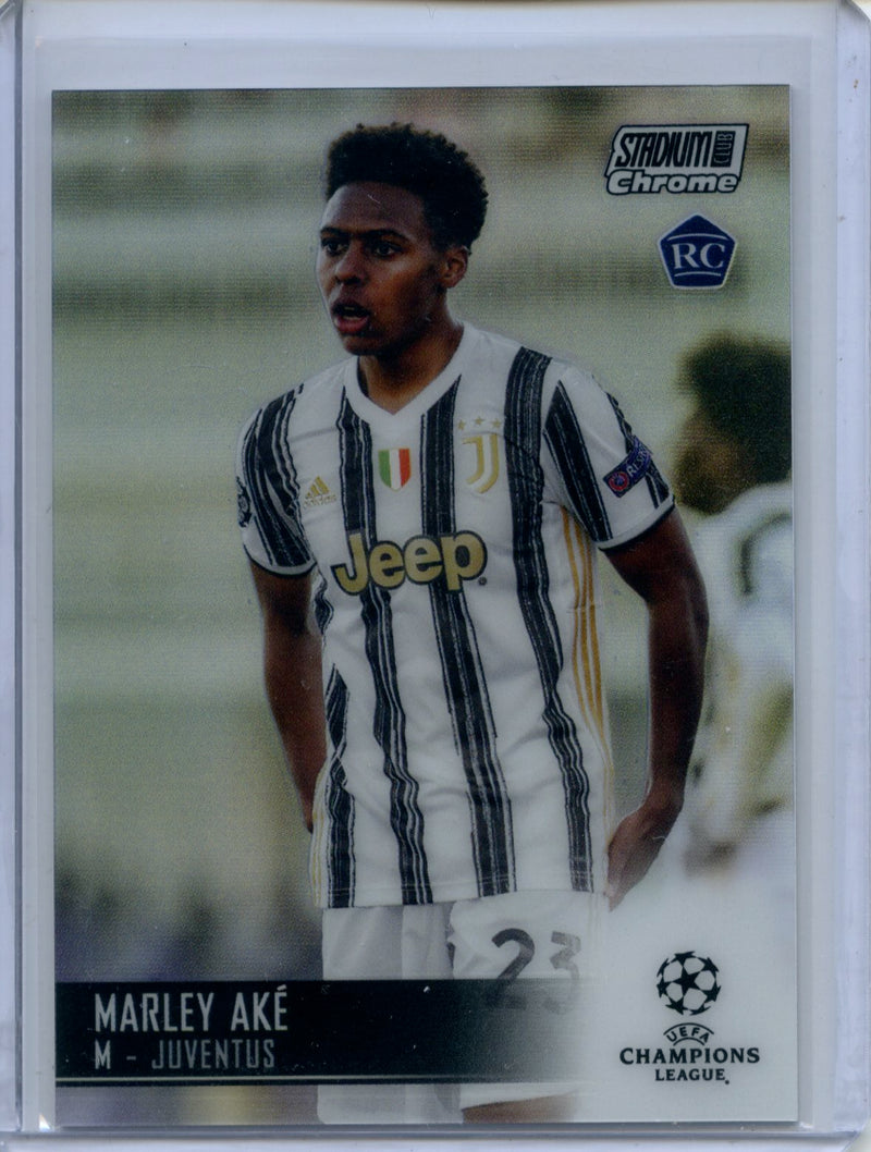 2020-21 Topps Stadium Club Chrome UEFA Champions League Marley Ake Refractor