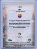 2023-24 Topps Chrome UEFA Gavi London Calling Orange Lava