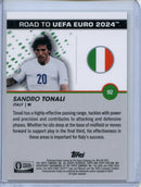 2023-24 Topps Pristine Road To Euro Sandro Tonali