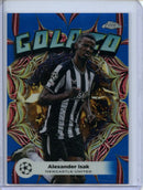 2023-24 Topps Chrome UEFA Alexander Isak Golazo Blue 15/150