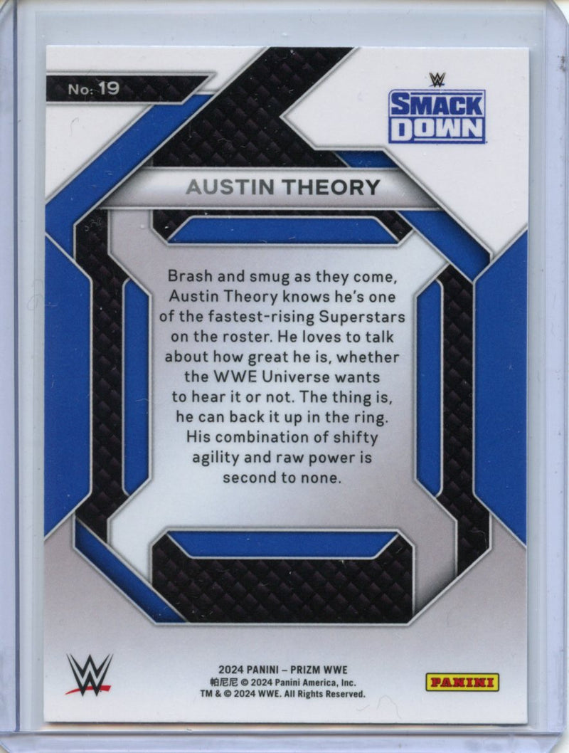 2024 Prizm WWE Austin Theory Emergent