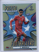 2022-23 Topps Finest UEFA Club Competitions Jamal Musiala Prized Footballers PF-8