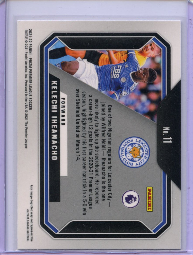 2021-22 Prizm Premier League Kelechi Iheanacho Scorers Club