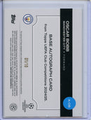 2024-25 Topps UEFA Club Competitions Oscar Bobb Autograph Black Icy 1/10
