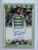 2024-25 Topps Chrome UEFA Club Comps Reo Hatate Autograph