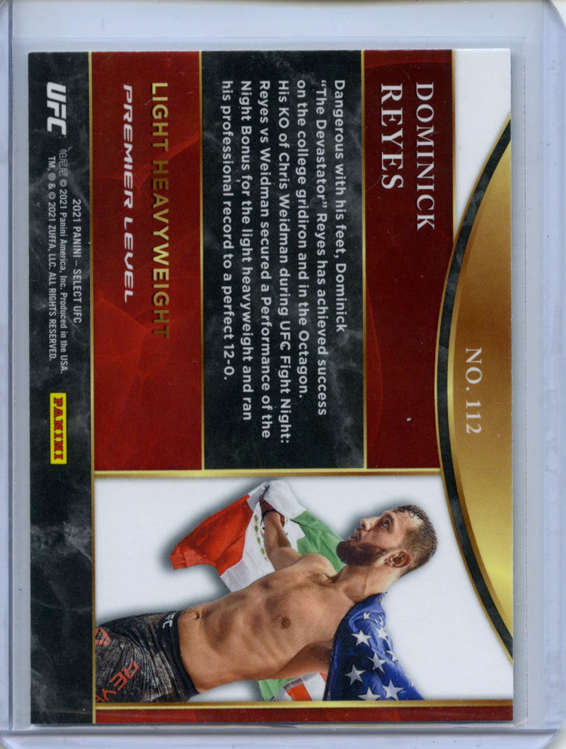 2021 Panini Select UFC Dominick Reyes Premier Level