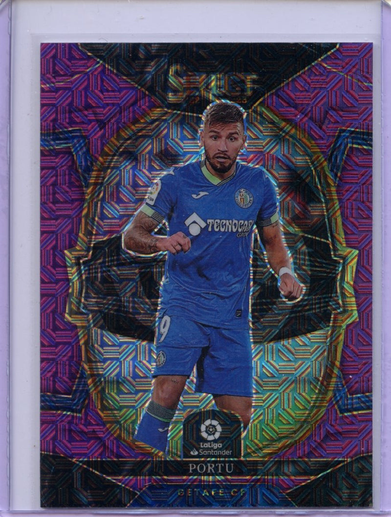 2022-23 Panini Select La Liga Portu Terrace Purple Mojo