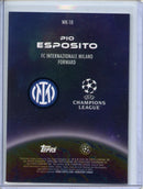 2025-26 Topps Chrome UEFA Club Comps Pio Esposito Wonderkids