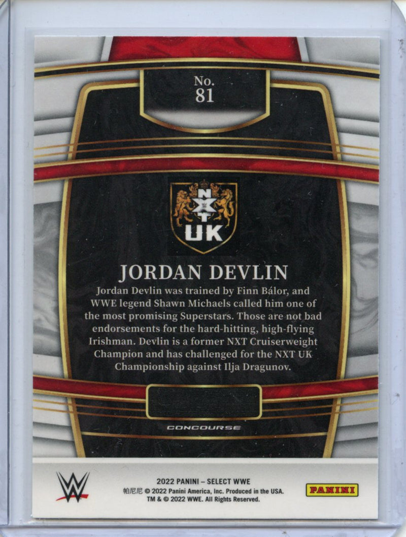 2022 Panini Select WWE Jordan Devlin Concourse