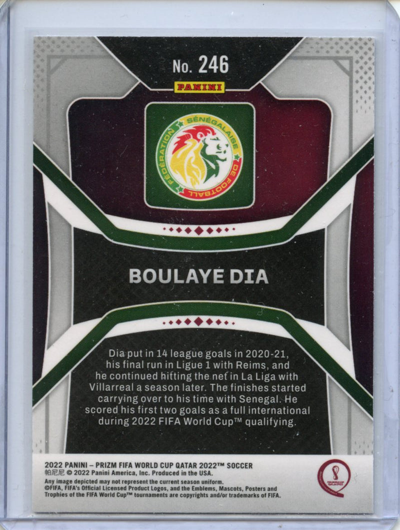 2022 Panini Prizm FIFA World Cup Qatar Boulaye Dia