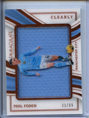 2023-24 Panini Immaculate Phil Foden Clearly Immaculate Jerseys 33/99