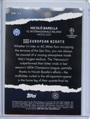 2023-24 Topps UEFA CC Nicolo Barella European Nights