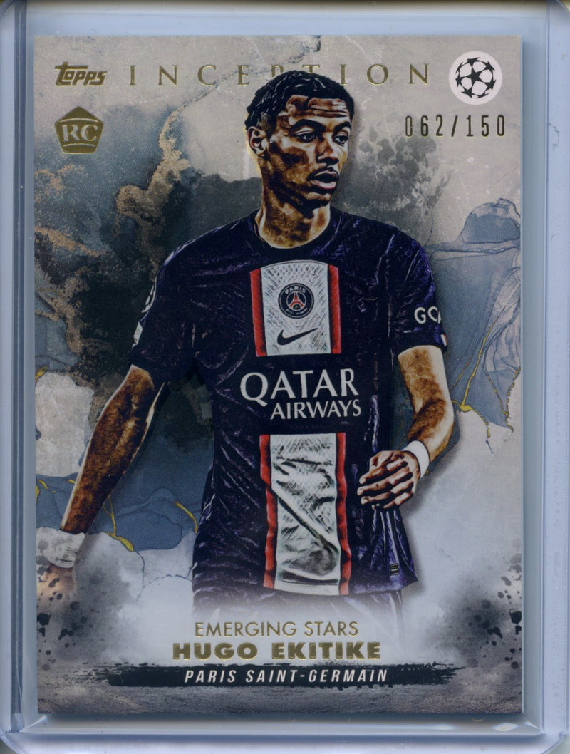 2022-23 Topps Inception UEFA Hugo Ekitike Rainbow 62/150