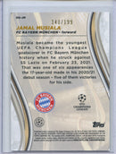 2022-23 Stadium Club Chrome UEFA CC Jamal Musiala Glimpses Of Gold Prism 140/199