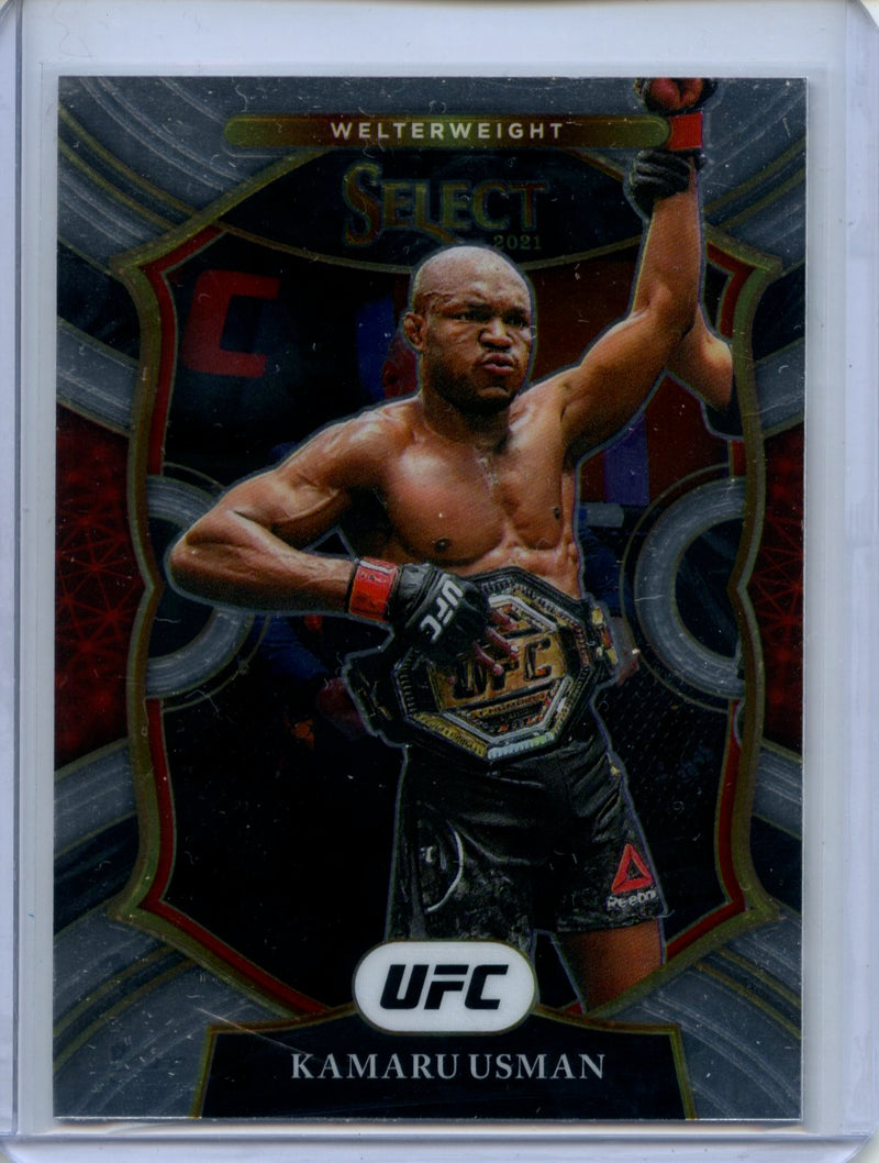 2021 Panini Select UFC Kamaru Usman Concourse