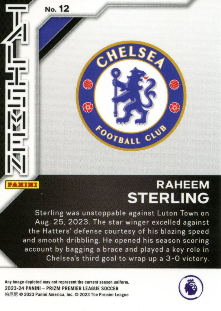 2023-24 Prizm Premier League Raheem Sterling Talismen